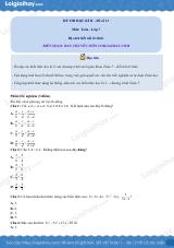 Đề thi học kì 2 Toán 7 - Đề số 13 - Kết nối tri thức